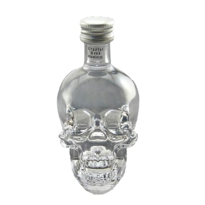 Miniatura Vodka Crystal Head - 50ml (vidrio)