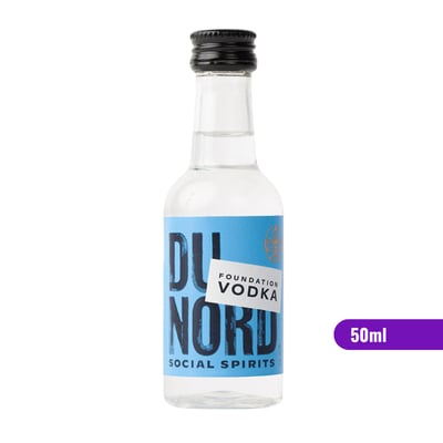 Miniatura Vodka Du Nord Social Spirits - 50ml (plástico)