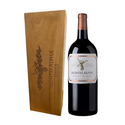 Montes Alpha Cabernet Sauvignon De 3 Lt Con Estuche Madera
