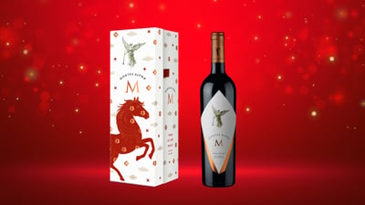 Montes Alpha M Estuche Año Del Caballo 750ml