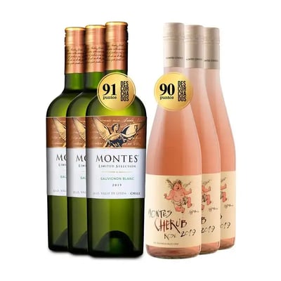 Montes Cherub + Limited Sauvignon Blanc (6 Vinos)