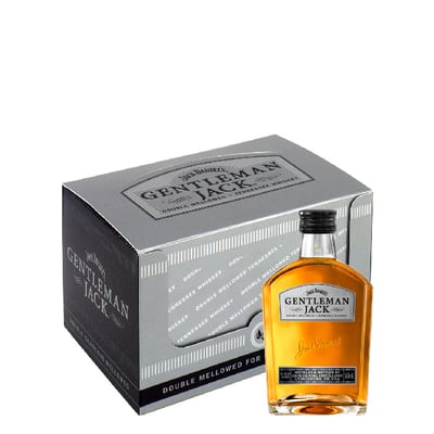 Pack 10x Miniatura Whiskey Gentleman Jack 50cc