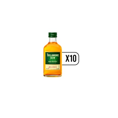 Pack 10x Tullamore D.e.w Miniatura 50cc