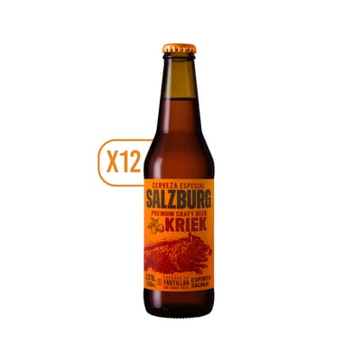 Pack 12x Cerveza Salzburg Kriek 330cc