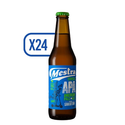 Pack 24x Cerveza Mestra American Pale Ale 330cc