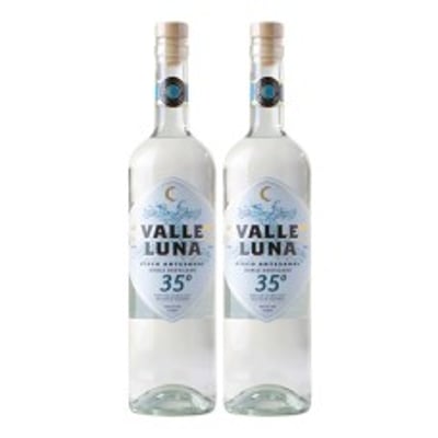 PACK 2 Piscos Artesanales ValleLuna, doble destilado 35° (Semanal)