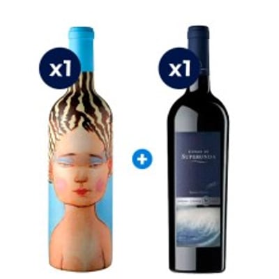 Pack 2 Vinos: VIK La Piu Belle Ensamblaje + Miguel Torres Conde de Superunda Premium Blend (v3)