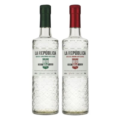 Pack 2x Gin Boliviano La República - Andina + Amazónica - 700ml