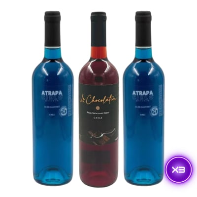 Pack 2x Vino Atrapa Cielo + 1x Vino Le Chocolatier - 750ml