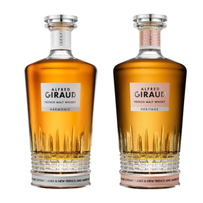 Pack 2x Whisky Francés Alfred Giraud - Harmonie + Heritage - 700ml