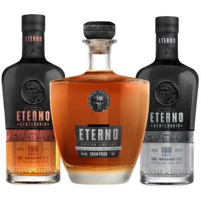 Pack 3x Pisco Eterno Centenario - Reservado 700ml