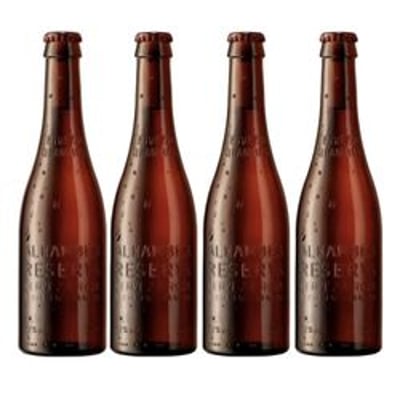 Pack 4 un. Cerveza Alhambra Red Ale 7.2° 330 cc