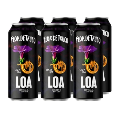 Pack 4x Cerveza LOA Flor de Truco Hazy IPA 470ml