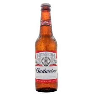 Pack 6 unidades Cerveza Budweiser 330 cc ($1.290 c/u)