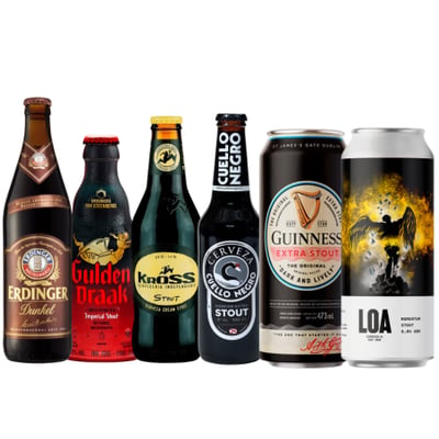 Pack 6x Cerveza Premium Negras Stout