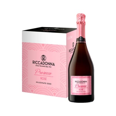 Pack 6x Espumante Riccadonna Prosecco Rosé 750cc