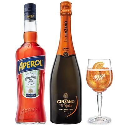 Pack Aperol Perfect Spritz 750cc + Copa