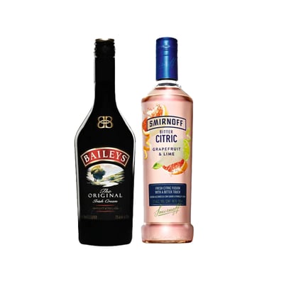 Pack Baileys 750cc + Cóctel Smirnoff Bitter Citric 700cc