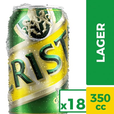 Pack Cerveza Cristal lata 18 un de 350 cc