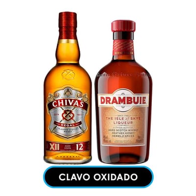 Pack Clavo Oxidado: Chivas 12 Años 750cc + Drambuie 750cc