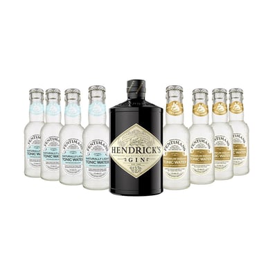 Pack Cóctel Gin Hendricks + 4x Fentimans Tonic Water + 4x Fentimans Light Tonic
