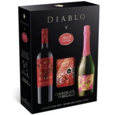 Pack Diablo Red + Espumante Rose 750cc + Chocolate Lindt