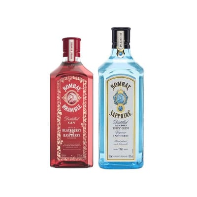 Pack Gin Bombay Sapphire Botella 750cc + Bombay Bramble Botella 700cc