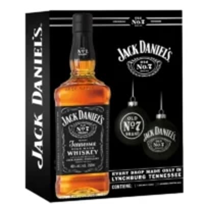 Pack Jack Daniels N°7 750cc + 2 Esferas Navideñas