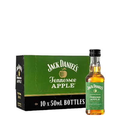 Pack Miniatura Whiskey Jack Daniel´s Apple X 10