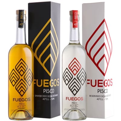 Pack Pisco Fuegos Envejecido + Reservado DD 750cc