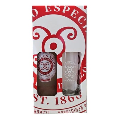 Pack Pisco Los Nichos 750cc 35º alc. + Vaso