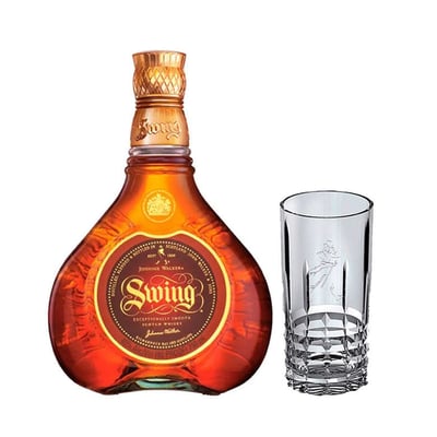 PACK SCOTCH WHISKY JW SWING 750CC: 1X Scotch Whisky Johnnie Walker Swing 750cc + 1X Vaso Gatsby Johnnie Walker