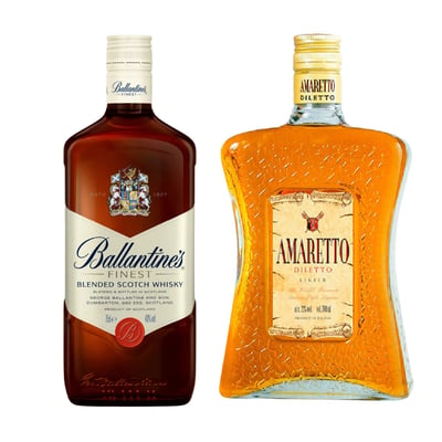 Pack The Godfather n°5 - Ballantines 750ml + Amaretto Diletto 700ml