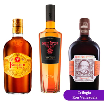 Pack Trilogía Ron Venezuela - 750ml