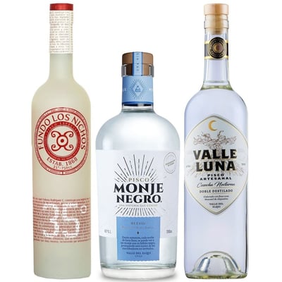 Pack Trio Piscos Transparentes N°1