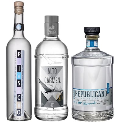 Pack Trio Piscos Transparentes N°2
