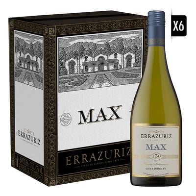 Pack Vino 6x Max Chardonnay 750cc