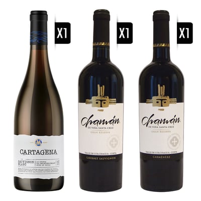 Pack Vino Colchagua Y Lo Abarca Gran Reserva 750cc