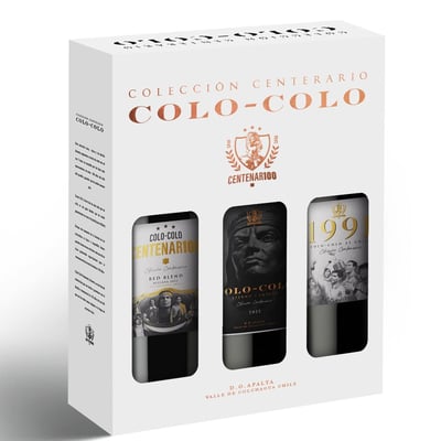 Pack Vino Colo Colo Colección Centenario 750cc