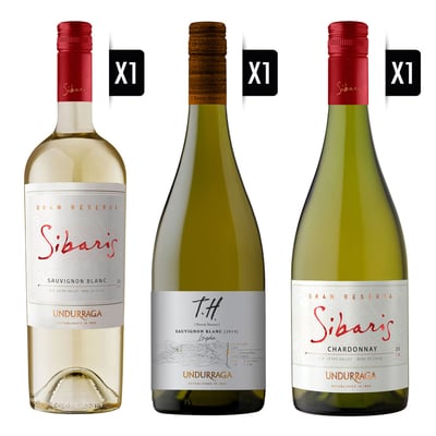 Pack Vinos Undurraga Sibaris Y Leyda Sauvignon Blanc 750cc