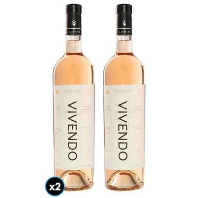 Pack Vivendo Rosé: 2x Vino Calyptra Vivendo Rosé 750cc