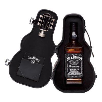 Pack Whisky Jack Daniels N˚7 - 750ml + Estuche Guitarra