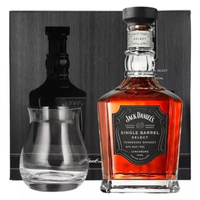 Pack Whisky Jack Daniels - Single Barrel - 750ml + Vaso