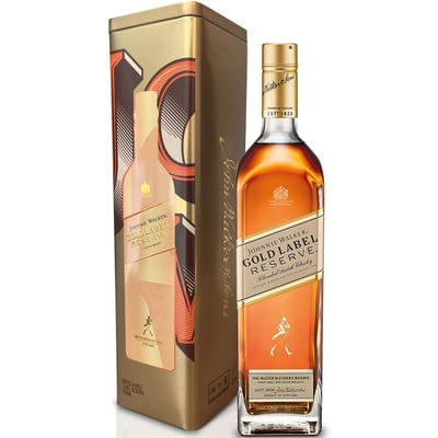 Pack Whisky Johnnie Walker Gold Label Reserve 750cc + Lata Regalo