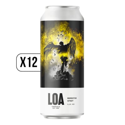 Pack X12 Cerveza Loa Momentum Lata 470cc