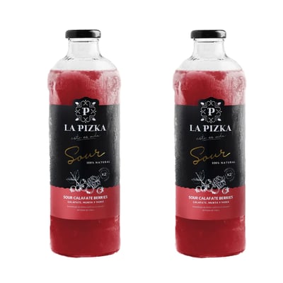 Pack x2 La Pizka Calafate Berries 1L ($10.990 c/u)