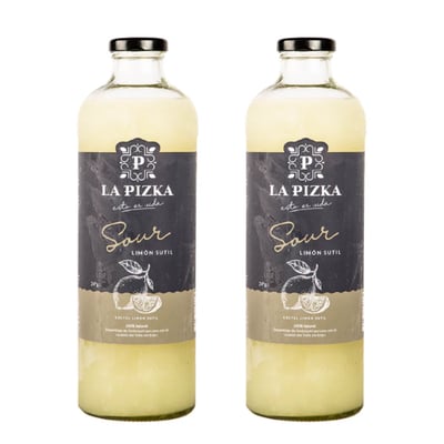 Pack x2 La Pizka Limón Sutil 1L ($10.990 c/u)
