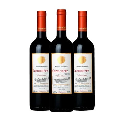 Pack X3 Vinos Von Siebenthal Carmenere Gran Reserva