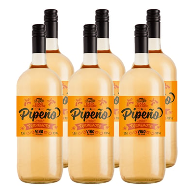 Pack x6 Vino Pipeño Casa Grande 1.5lt ($2.990 c/u)