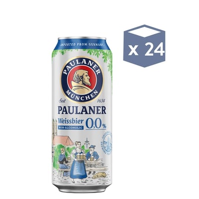 Paulaner Weissbier 0,0 500cc X24